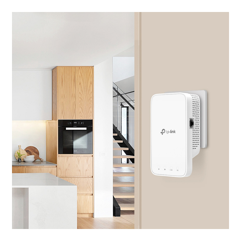 TP-Link RE330 AC1200 Mesh Wi-Fi Extender / Dual-Band / 300+867Mbps / 10/100Mbps LAN / Access Point - 7
