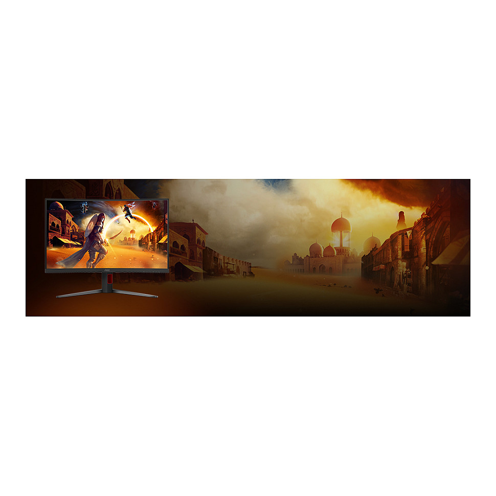 Monitor Gaming AOC G4 C32G4Z / 31.5" / Full HD VA Curved / 180Hz / 4ms / Speakers - Zezë+Kuqe - 5