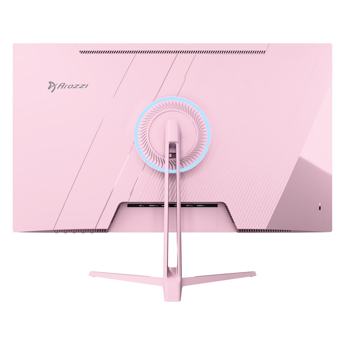 Monitor Gaming Arozzi Nova 27" / 27" / QHD LED / 165Hz / 1ms / HDMI+DP - Rozë - 4