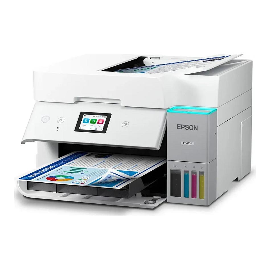 Printer Multifunksional Epson EcoTank ET-4956, A4, Wi-Fi, me rezervuarë boje - Bardhë - 8