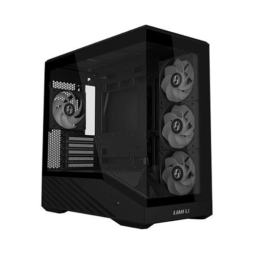 Kasë Lian Li VECTOR V100R MINI / Mini-Tower / Micro-ATX / Xham i Temperuar 270° / 4x120mm ARGB – Zezë - 2