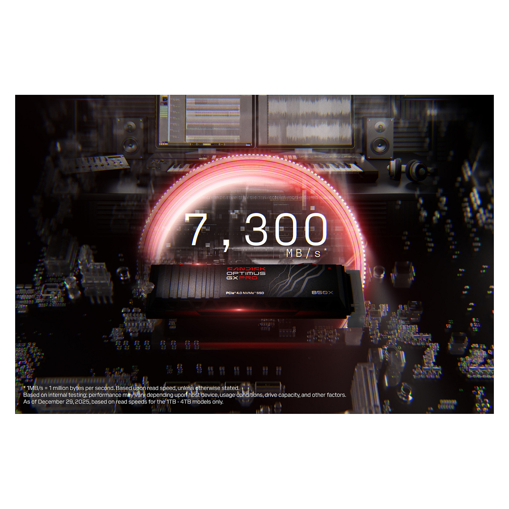 SSD e Brendshme SanDisk Optimus GX PRO 850X / 2TB / M.2 NVMe PCIe 4.0 - 5