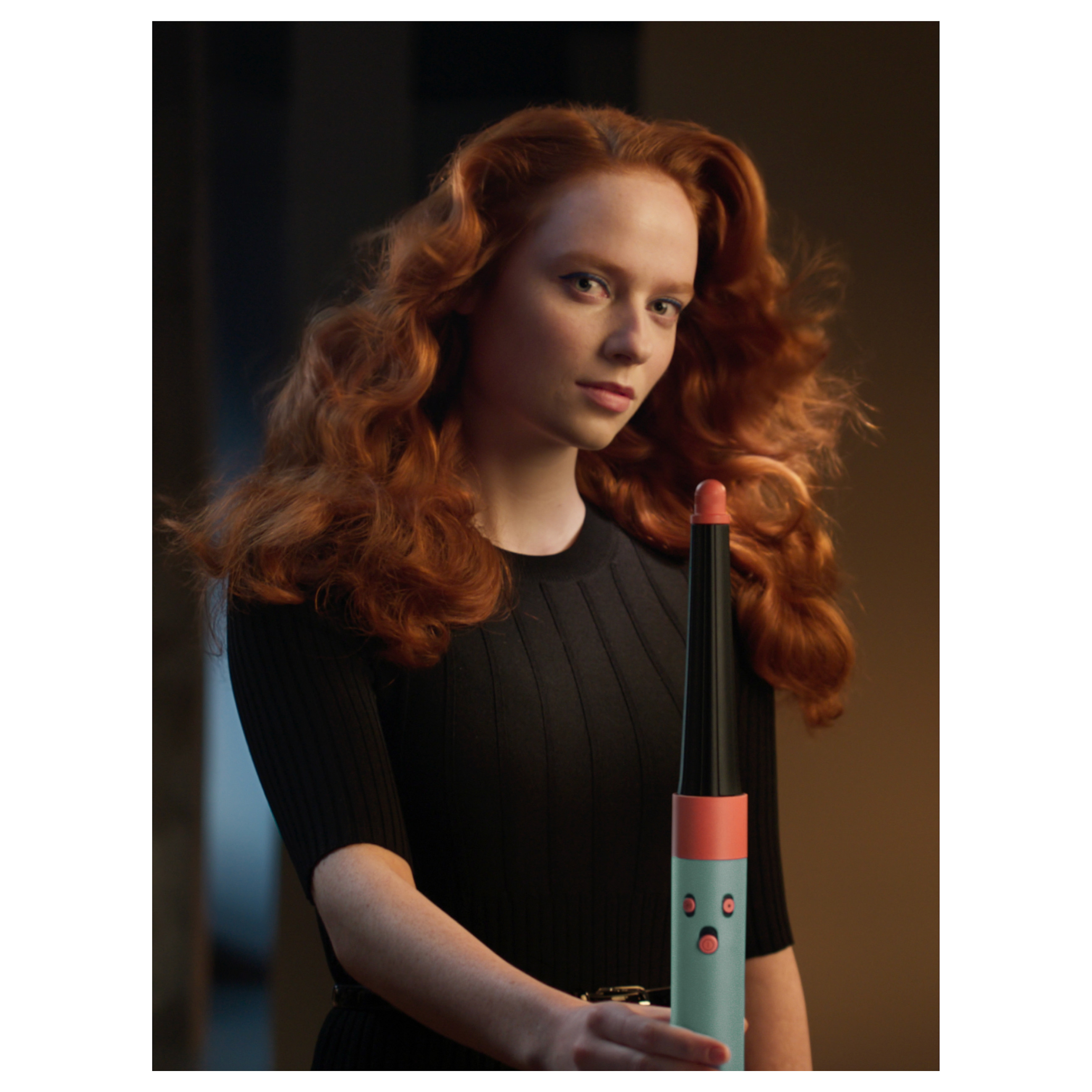 Stilues për flokë me ajër Dyson Airwrap i.d. Curly+Coily / Coanda / Bluetooth / 6-në-1 / 1300 W – Zezë/Portokalli/Gjelbër - 7