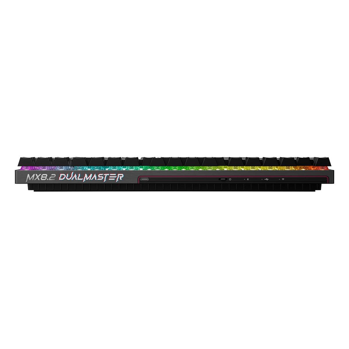 Tastierë Gaming CHERRY XTRFY MX 8.2 Pro TMR / TKL / 87 Taste / CHERRY MK Crystal Magnetic / TMR / 8000 Hz / 2.4 GHz + Bluetooth + USB-C / RGB – Zezë/Bardhë - 2