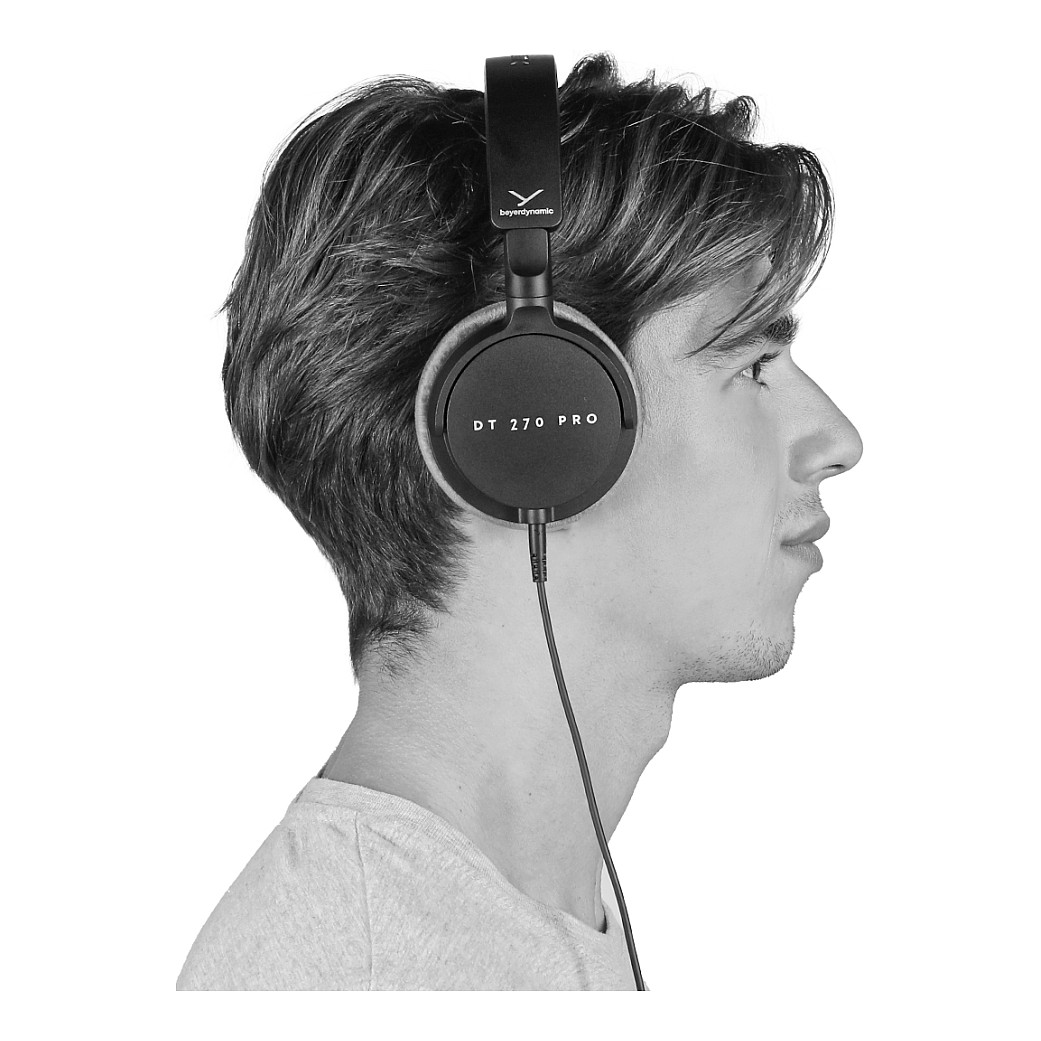 Kufje me kabllo beyerdynamic DT 270 PRO / 45 Ohm / 5Hz–24kHz / Over-Ear - Hiri/Zezë - 4