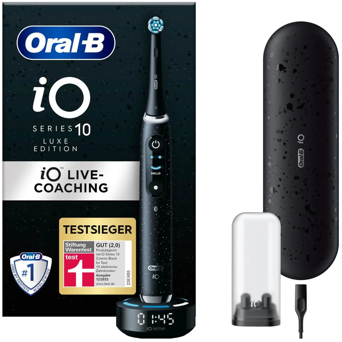 Furçë dhëmbësh elektrike Oral-B iO Series 10 / 7 Modalitete / iO Sense / Smart Pressure Sensor / OLED Display / Bluetooth – Zezë - 2