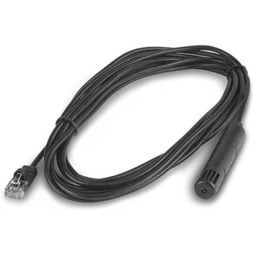 Sensor i Temperaturës dhe Lagështisë APC AP9335TH, RJ45, Kabllo 3.9m - Zezë
