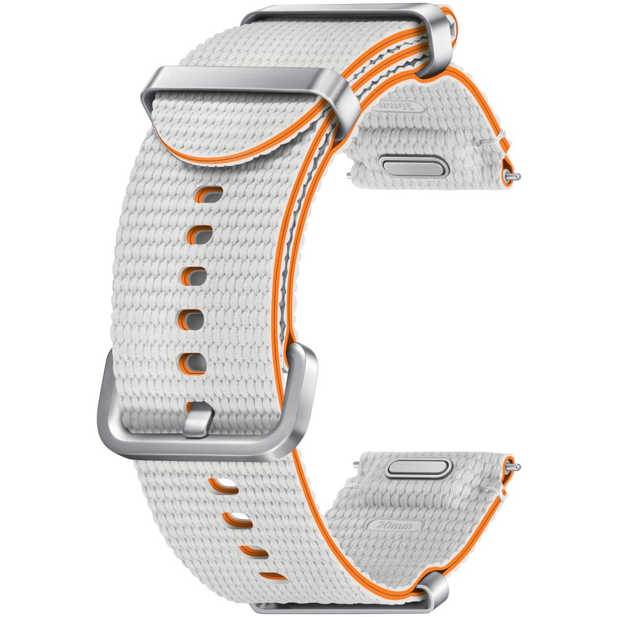 Rrip për Orë Samsung Athleisure Band / M/L / Galaxy Watch4/5/6/7/FE / One Click - Argjend - 3
