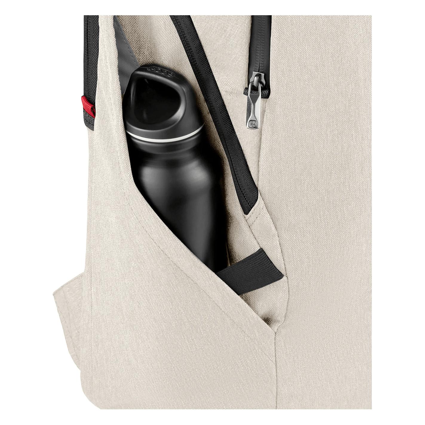 Çantë për laptop Wenger SwissGear MX Light / Backpack / 16" / 21 L / Polyester / Laptop + Tablet Compartment / Trolley Strap / Carry Handle - Bezhëë - 4