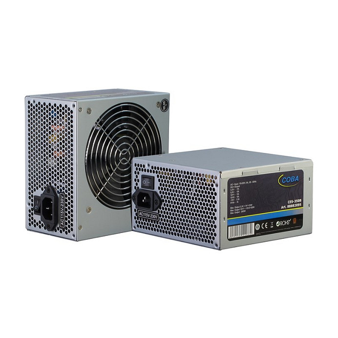 Furnizues Energjie Inter-Tech Coba CES-350B / 350W / ATX / 80 PLUS Bronze / Non Modular – Argjend - 3
