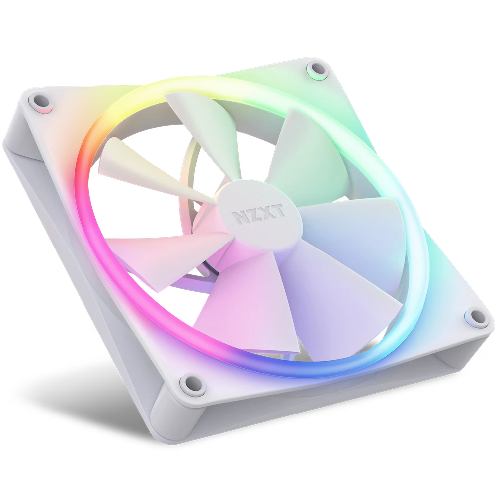Ftohës për Kasë 140mm NZXT F140 RGB Twin Pack – Bardhë - 2