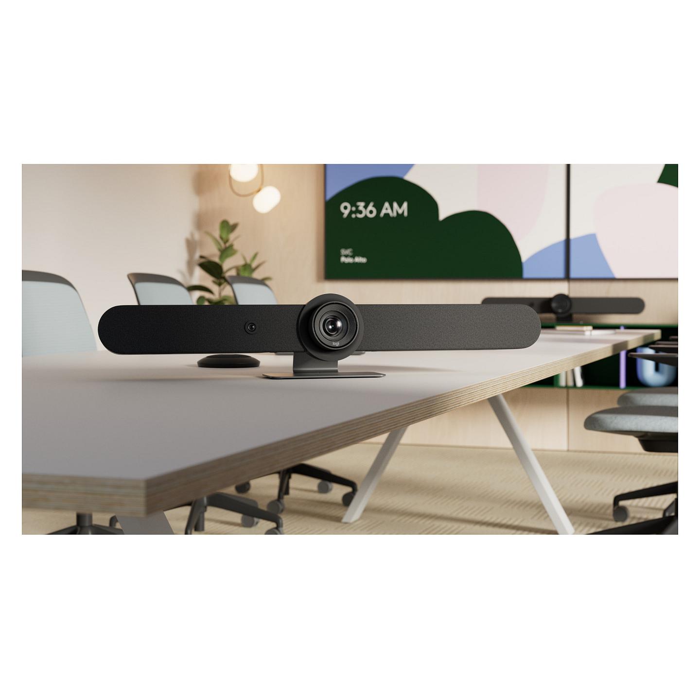 Aksesorë për Konferencë Logitech Rally Bar / 4K Ultra HD / 15x HD Zoom / PTZ / 6 Mikrofonë / HDMI + USB - Grafit - 5