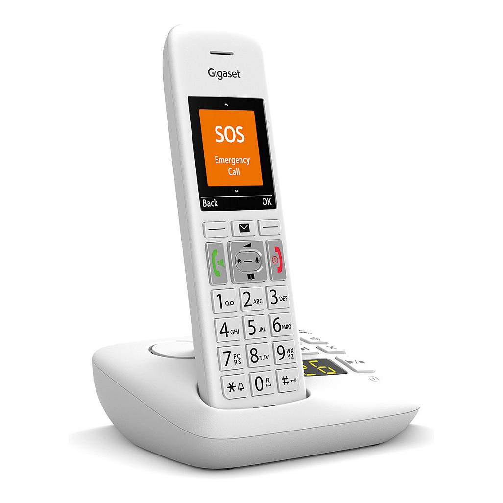 Telefon i Thjeshtë Gigaset E390A, DECT, ekran 2.2" TFT me ngjyra - Bardhë - 2
