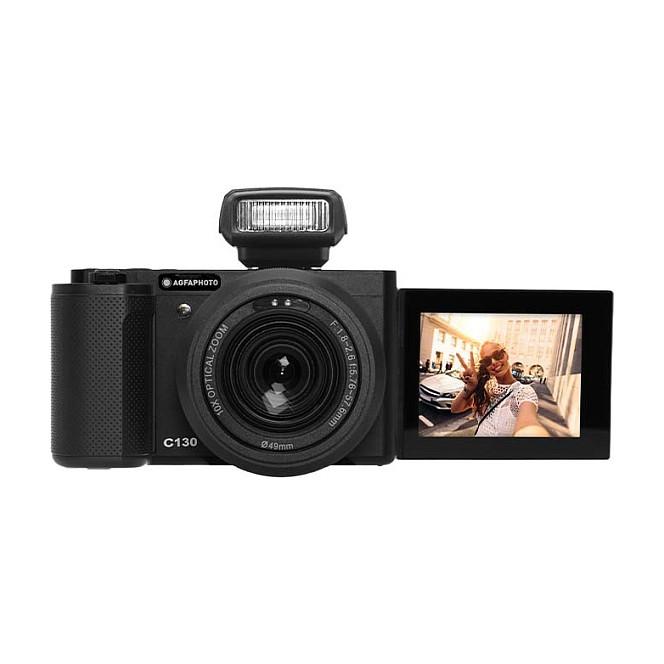 Kamerë digjitale AgfaPhoto Realishot C130, 24MP, Sony IMX458, 10x Optical Zoom, 4x Digital Zoom, 2.8", 4K UHD – Zezë - 4