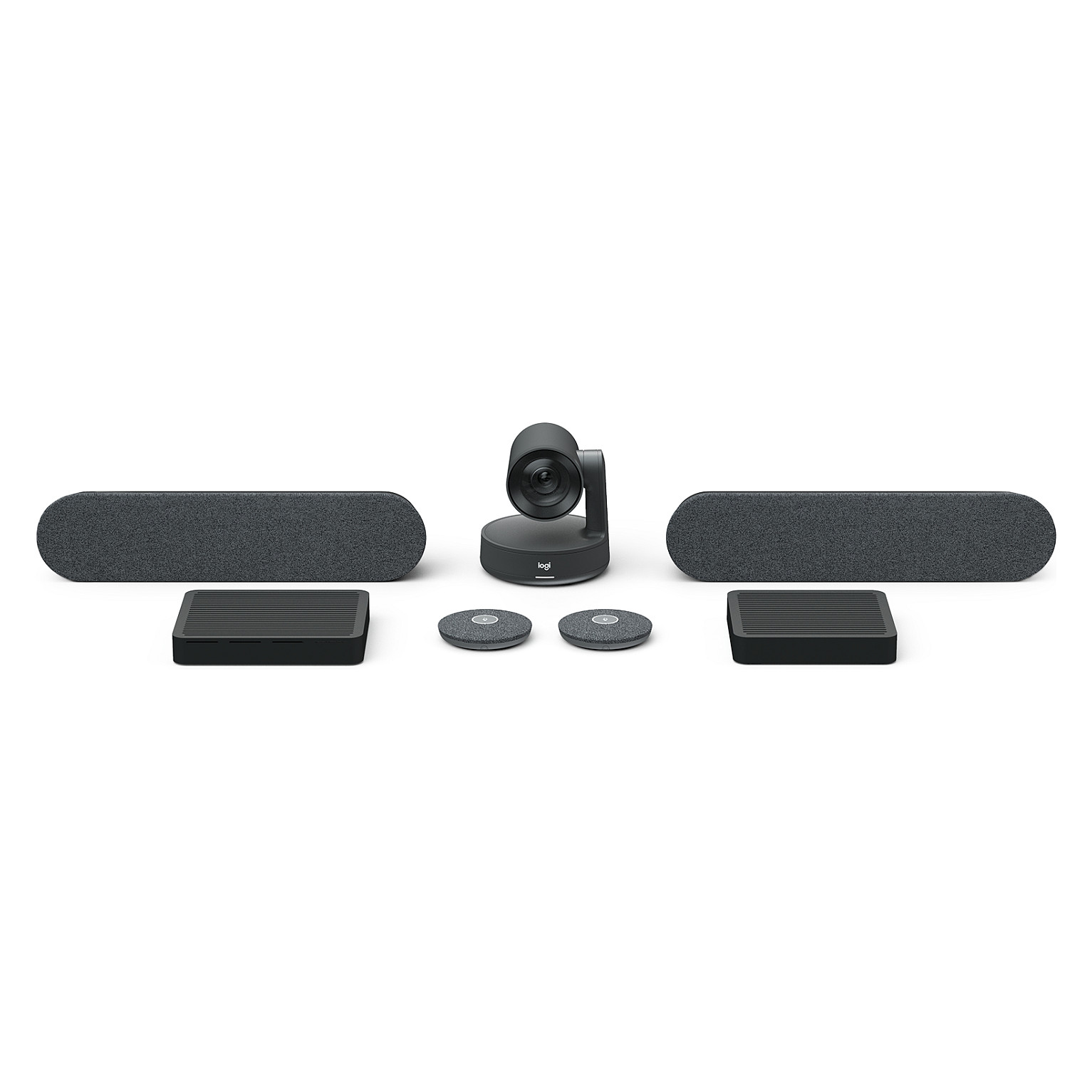 Logitech Rally Plus Video Conferencing System, 4K UHD, PTZ Camera, 15× HD Zoom, 2 Speakers, 2 Mic Pods – 960-001224