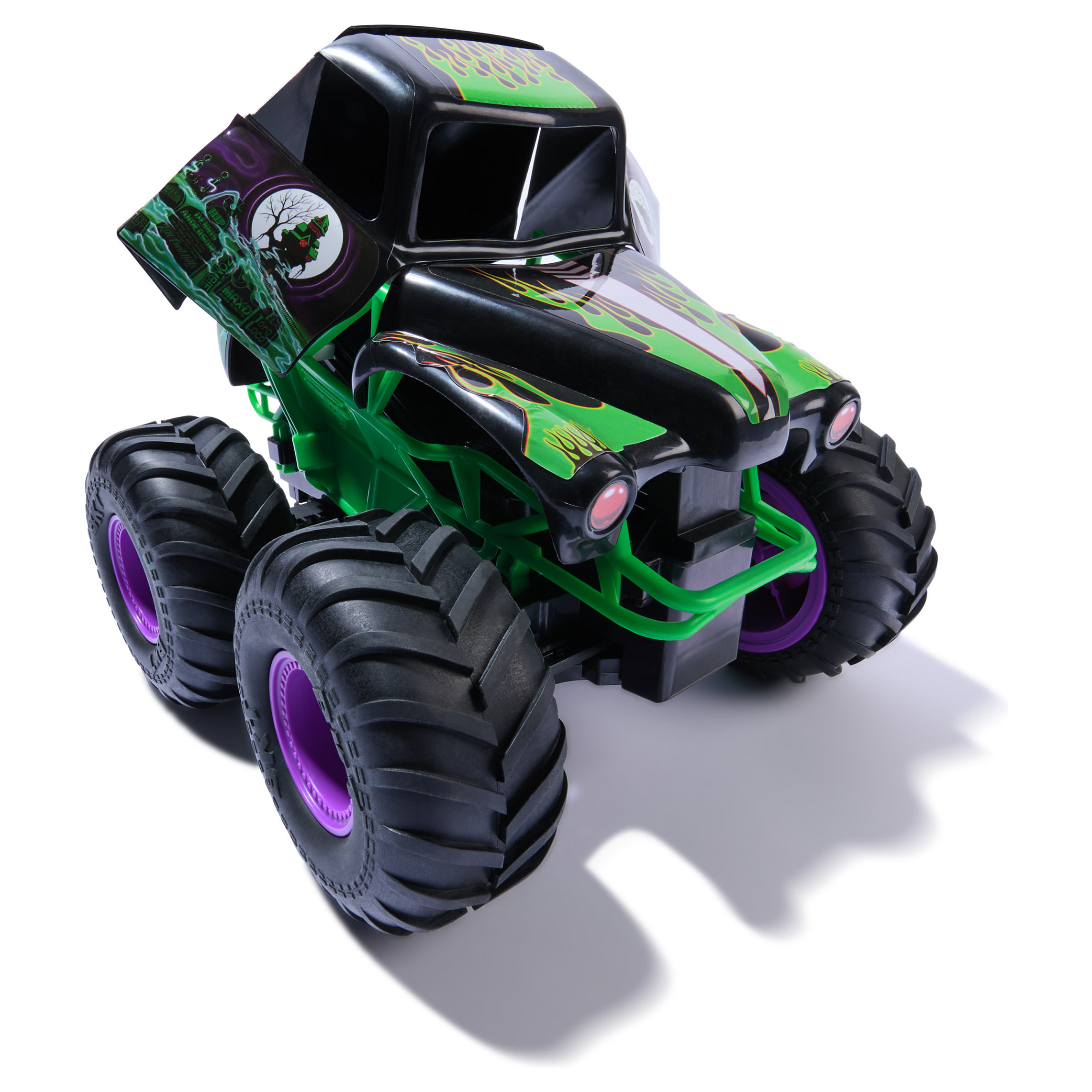 Lodra Spin Master Monster Jam Wreck & Repair Grave Digger – RC / 1:15 Scale / 2.4 GHz / USB-C Rechargeable - Zezë/Gjelbër - 9