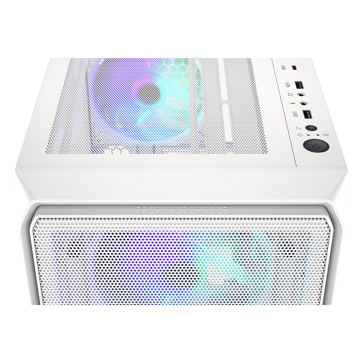 Kasë PC ENDORFY Arx 500 ARGB White / Mid Tower / ATX / 3x 140mm Front + 1x 140mm Rear Fan / ARGB / Mesh - Bardhë - 23