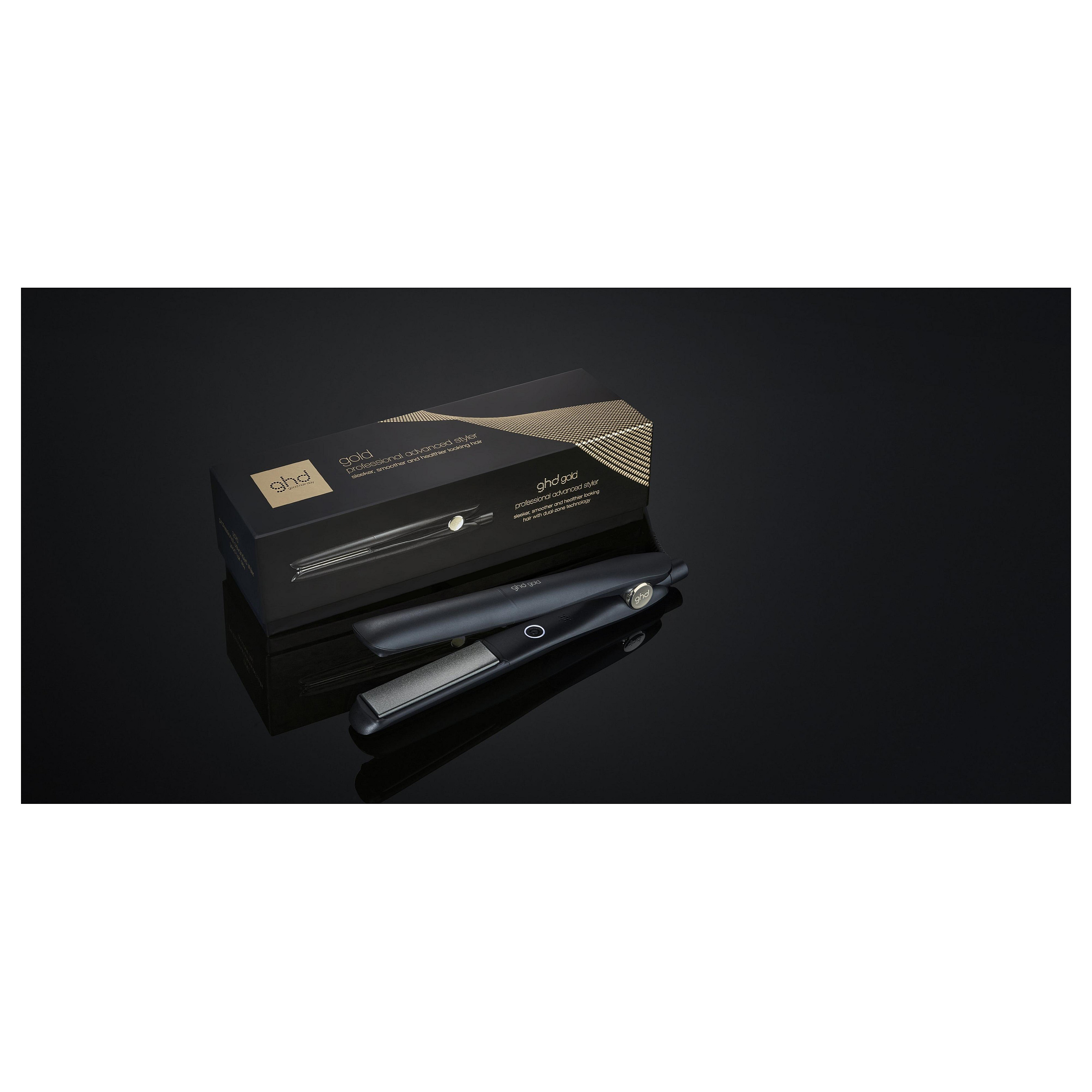 Drejtuese për flokë ghd Gold Styler / Dual-Zone / Ceramic / 26 mm / 185°C / 25 sekonda – Zezë - 6
