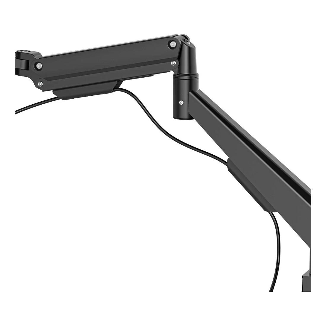 Mbajtëse për Monitor Hama 00220907 / 2 Monitorë / 17–35" / deri 15kg për Monitor / Gas Spring / VESA 75x75 & 100x100 / Rotacion 360° - Zezë - 7