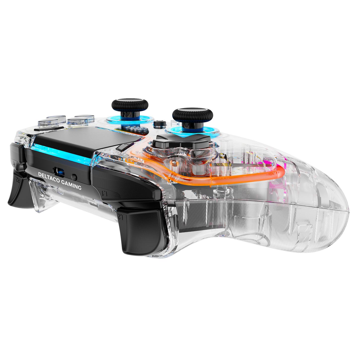 Kontroller për Sony DELTACO GAM-169-T Playstation 4 / Wireless / Bluetooth – Transparent - 7