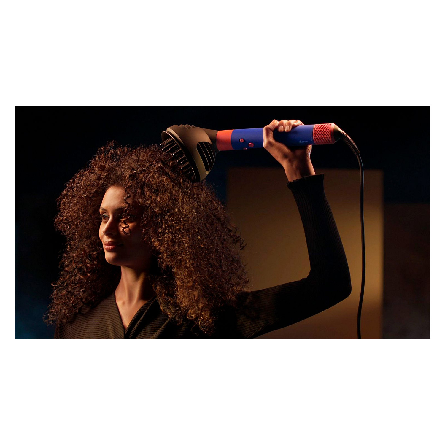 Stilues për flokë me ajër Dyson Airwrap i.d. Curly+Coily / Coanda / Bluetooth / 6-në-1 / 1300 W – Zezë/Blu/Portokalli - 5