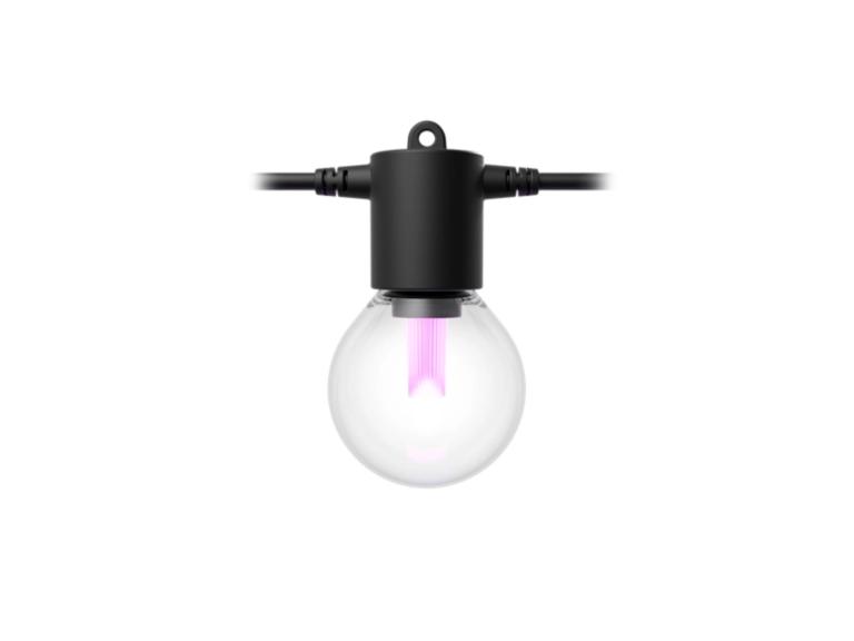 Ndriçues Philips Hue Festavia Globe Outdoor, LED Inteligjent, 7 m, RGBW, Bluetooth, Zigbee, IP65 – Zezë - 3