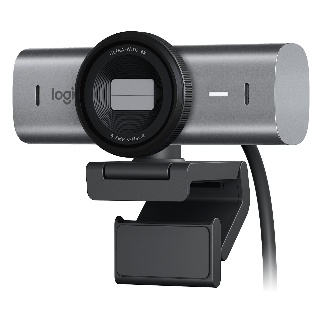 Webcam Logitech MX Brio / 4K UHD / 8.5MP / Autofokus / 90° / Zoom Digjital 4× / 2 Mikrofona / USB-C - Gri - 7