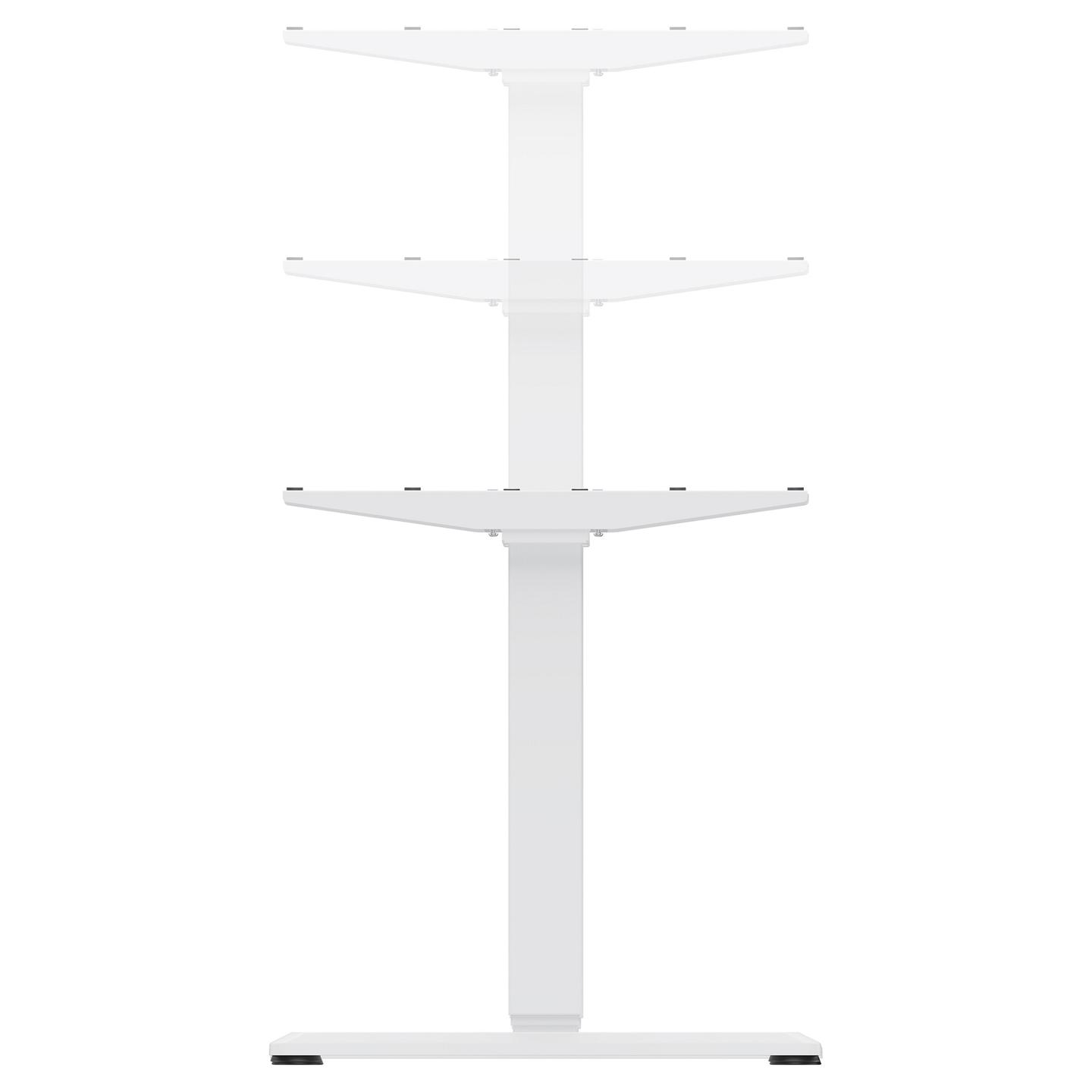 Kornizë për Tavolinë EQUIP 650814, Elektrike, 2 Motorë, 2 Këmbë, 125kg, 62–126cm, 1x USB-C 18W - Bardhë - 3