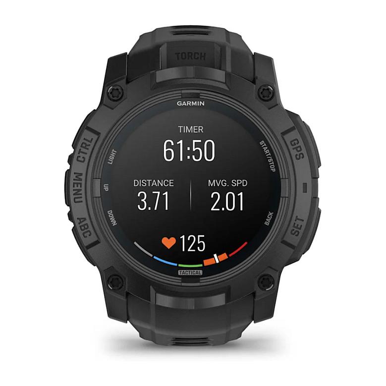 Orë e Mençur Garmin Instinct 3 Tactical Edition, 50mm, AMOLED 1.3", GPS, Bluetooth, 10 ATM - Zezë - 7