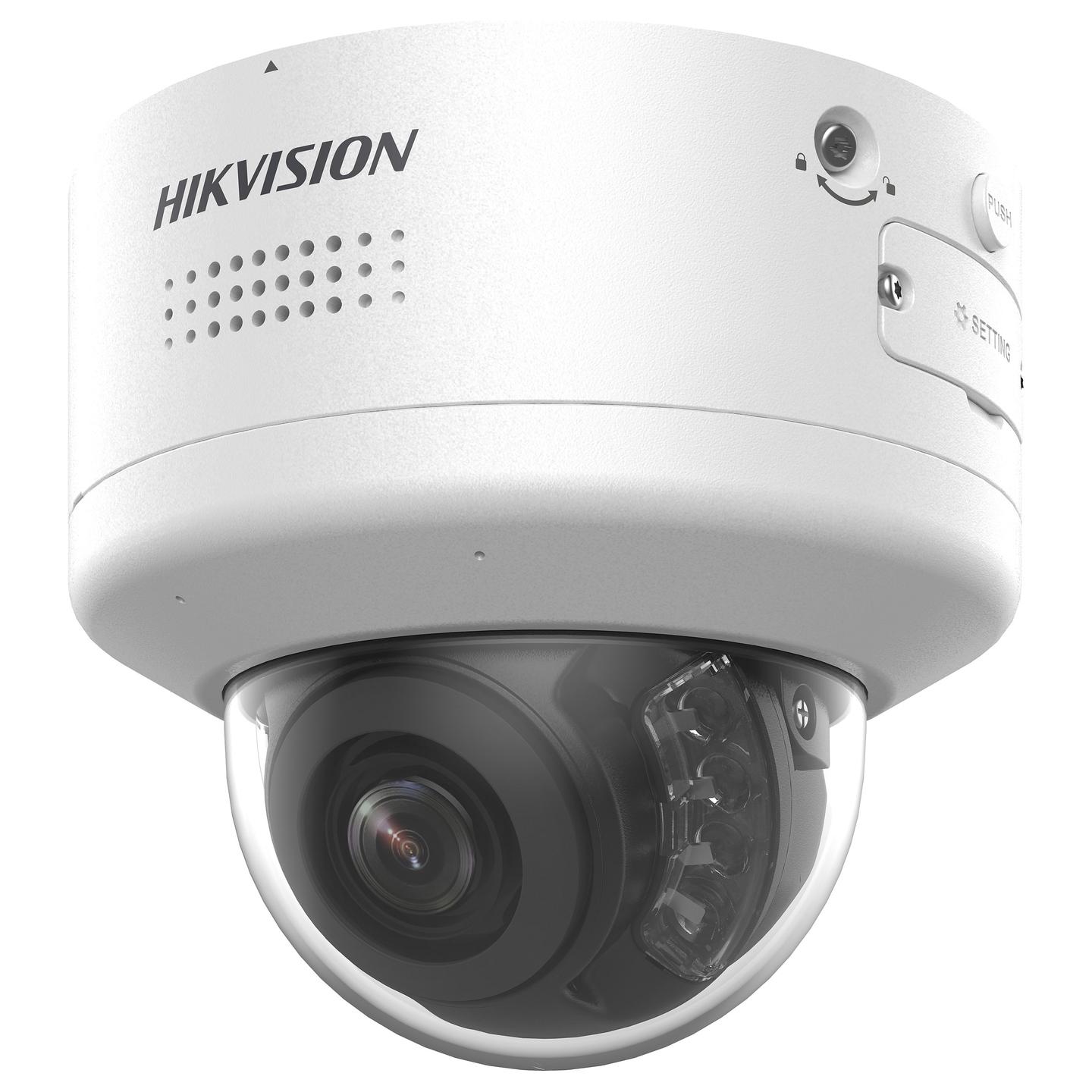 Kamerë Sigurie IP CCTV Hikvision DS-2CD2746G2H-IPTRZS2U/SL, 4MP, 2.8–12 mm, AcuSense, PTRZ, PoE - Bardhë
