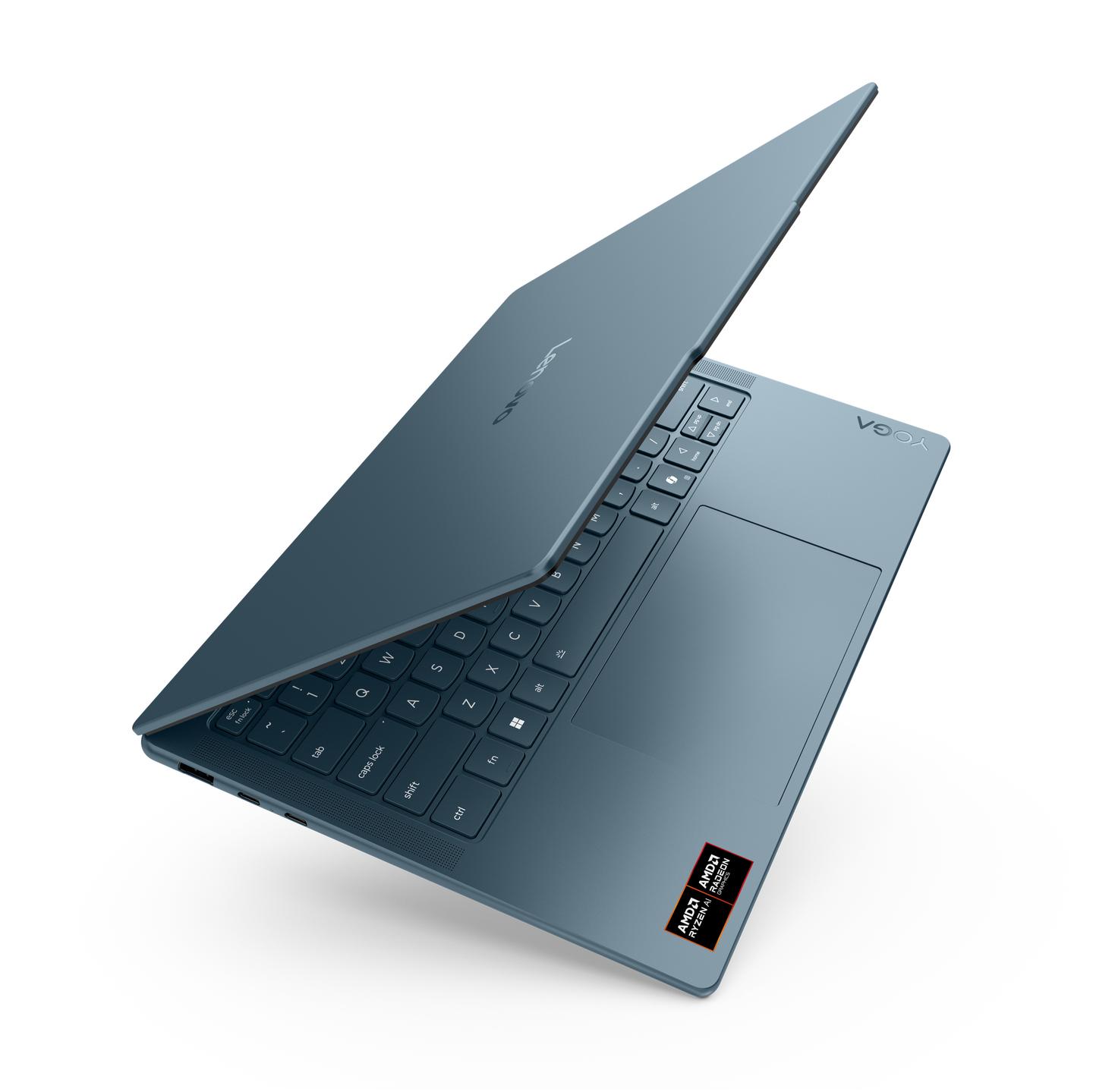 Laptop Lenovo Yoga Slim 7 14AKP10 / AMD Ryzen AI 7 345 / 32GB LPDDR5X / 1TB / 14" WUXGA OLED 60Hz / Radeon 840M - Teal - 7