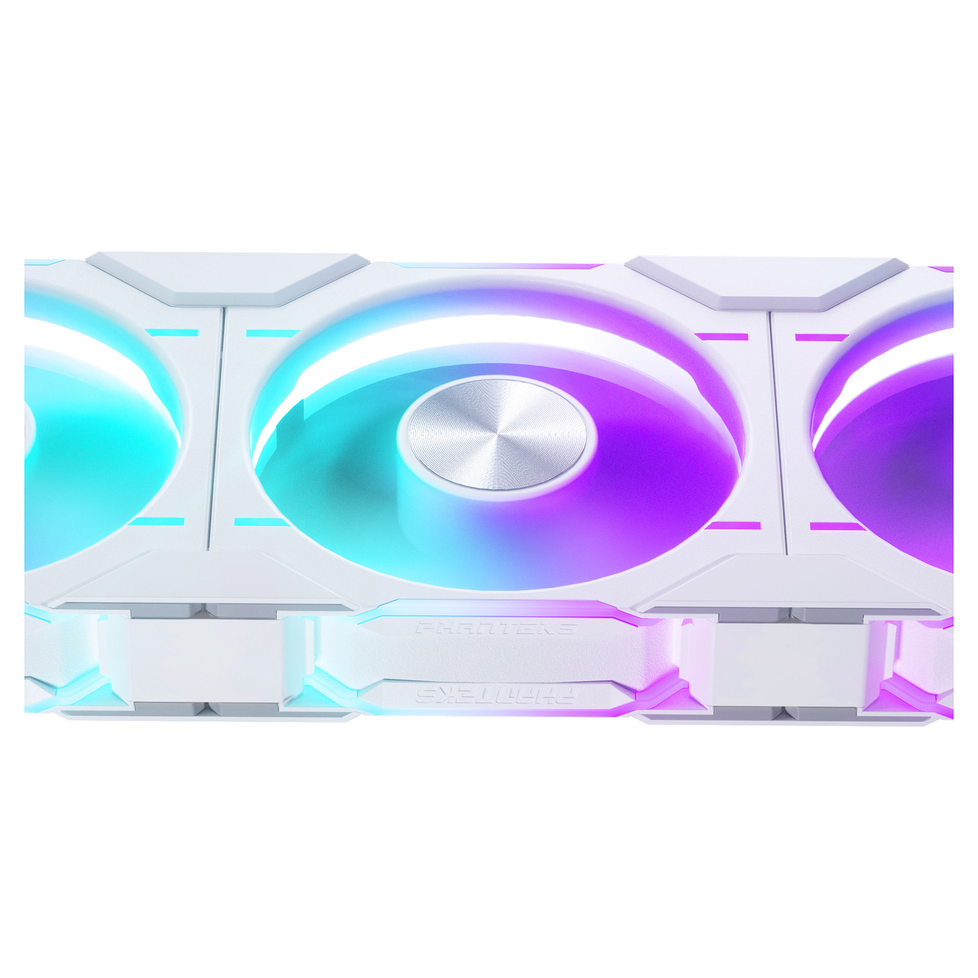 Ftohës për Kasë Phanteks D30-120 PWM Regular D-RGB / 120mm / 30mm / 250-2000 RPM / 64.3 CFM / 3.01 mmH₂O / 3-Pack – Bardhë - 5