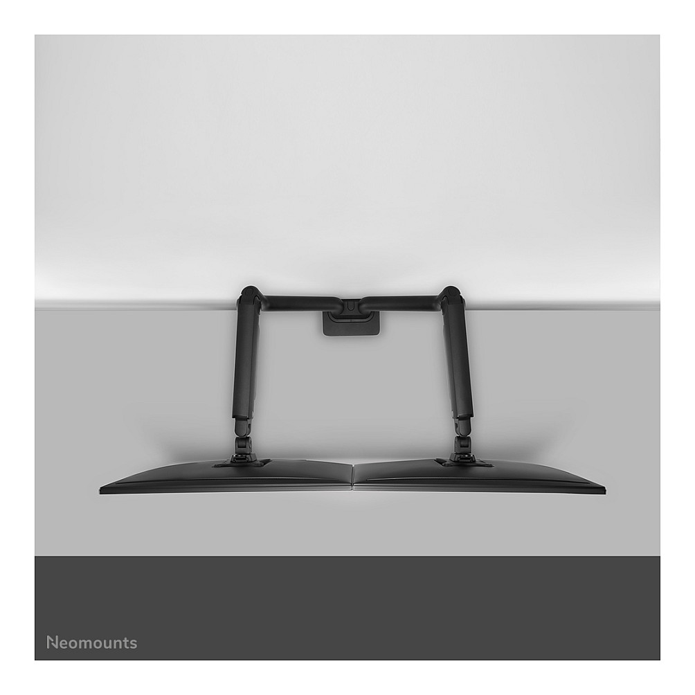 Mbajtëse për Monitor Neomounts / 2 Monitorë / 17"-35" / 18kg për Monitor / VESA 75x75-100x100 / Full Motion / Gas Spring / Tavolinë - Zezë - 5
