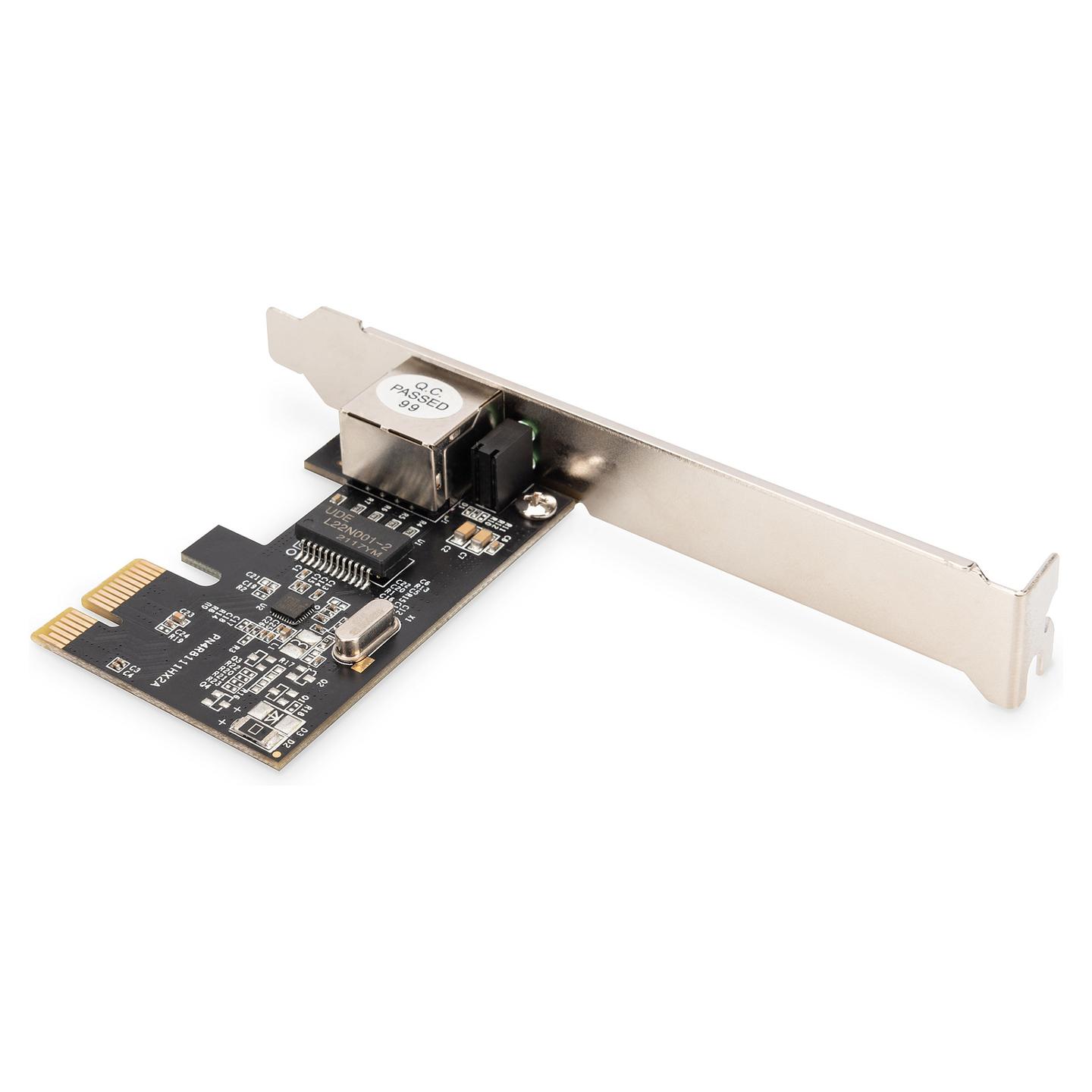 Karta të Rrjetit DIGITUS DN-10130-1, PCI Express x1, 1x Gigabit LAN RJ45, 10/100/1000Mbps, Realtek RTL8111H, Low Profile - 6