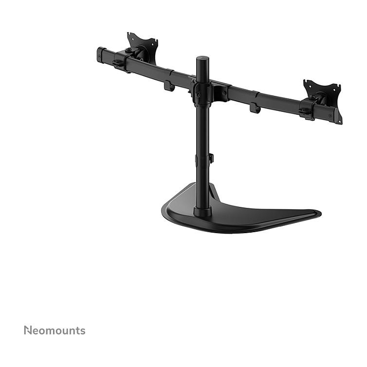 Mbajtëse për Monitor Neomounts NM-D335DBLACK / 2 Monitorë / 10"-27" / 8kg për monitor / VESA 75x75-100x100 - Zezë - 13