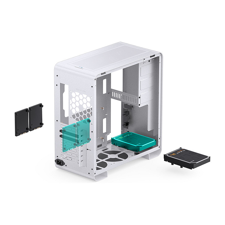 Kasë PC Jonsbo U4 Pro Mesh / Midi Tower / ATX / Mesh - Bardhë - 9