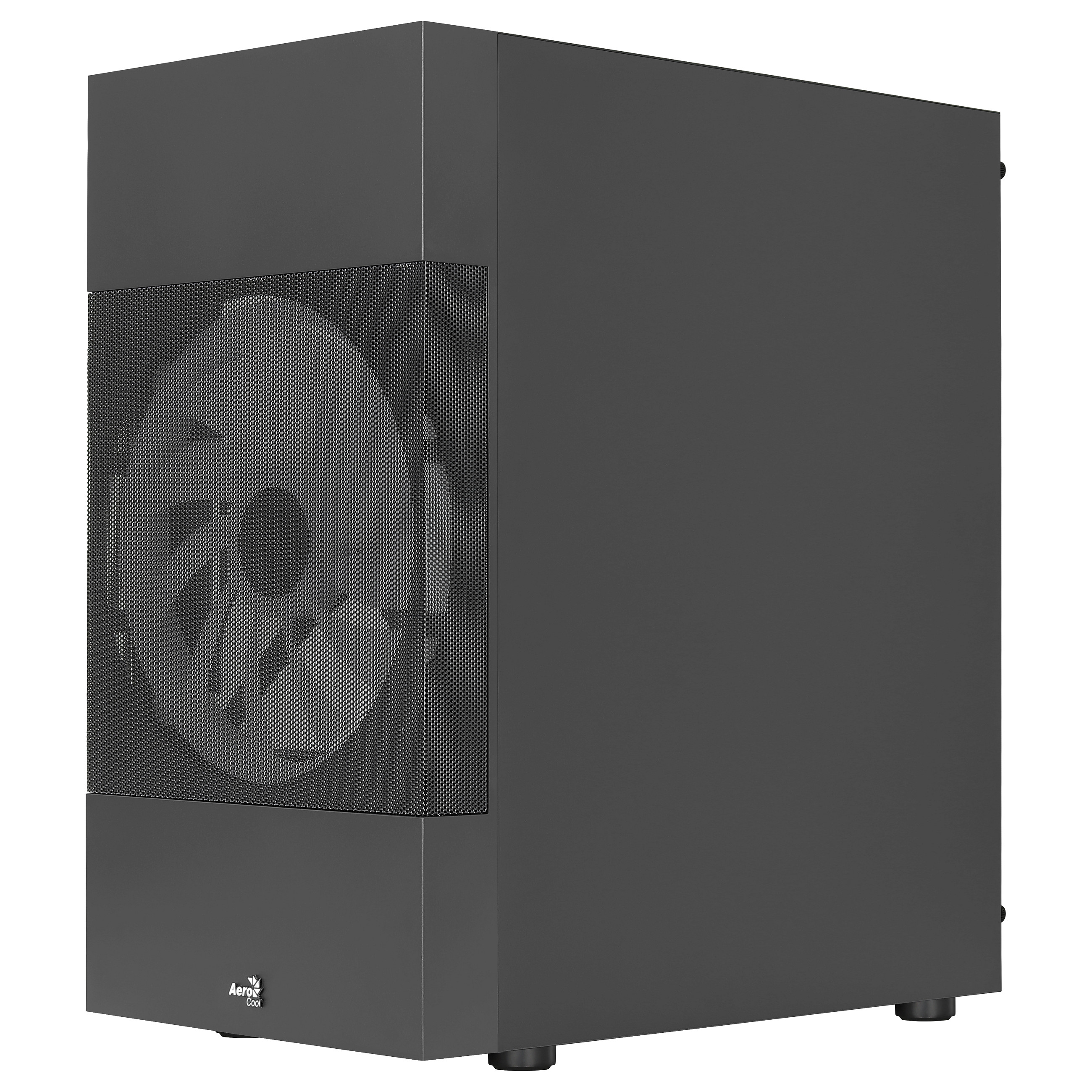 Kasë PC Aerocool Atomic Lite / Mini Tower / Micro-ATX + Mini-ITX / 1x 180mm + 1x 120mm Fan / Tempered Glass - Zezë - 10