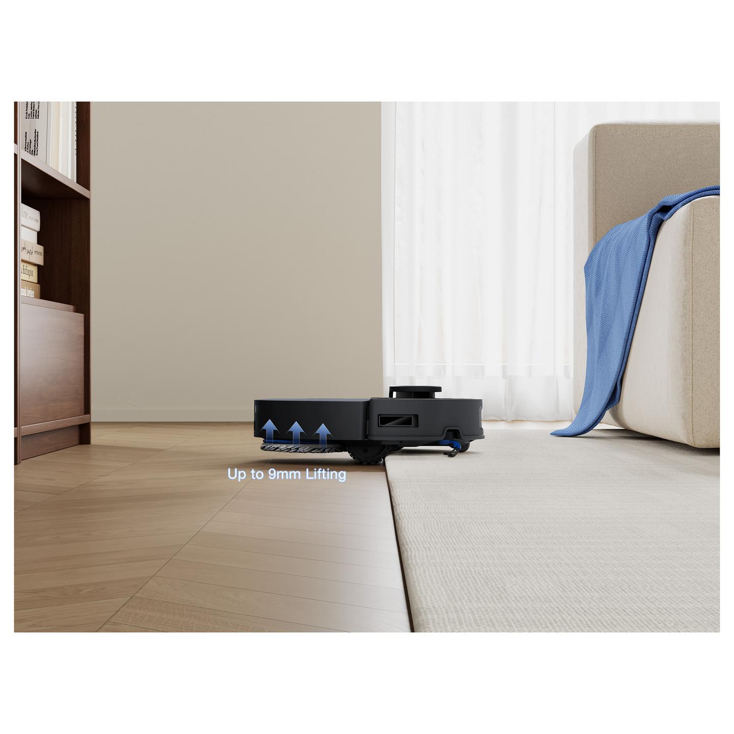 Fshesë Robotike ECOVACS DEEBOT T30e OMNI / Fshirje e Njomë OZMO Turbo 2.0 / Navigim Laser LDS / TruEdge 3D / Stacion Vetëpastrues OMNI – Zezë - 13