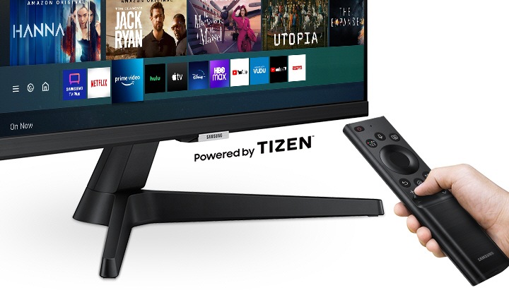 Monitor & TV Samsung LS24AM506NUXEN Smart / 24" Full HD IPS / HDMI / Wi-Fi & Bluetooth - e zezë - 3