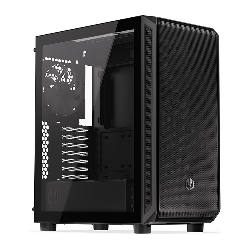 Kasë PC ENDORFY Arx 500 ARGB / ATX / ITX / Micro ATX / 4x 140mm ARGB Fan / SSD 2.5" / HDD 2.5"/3.5" - Zezë - 3