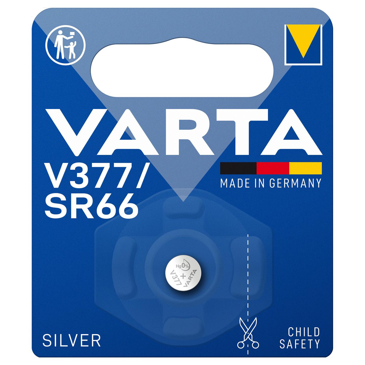 Bateri Buton V377 (SR66) 1.55V / Varta - 2