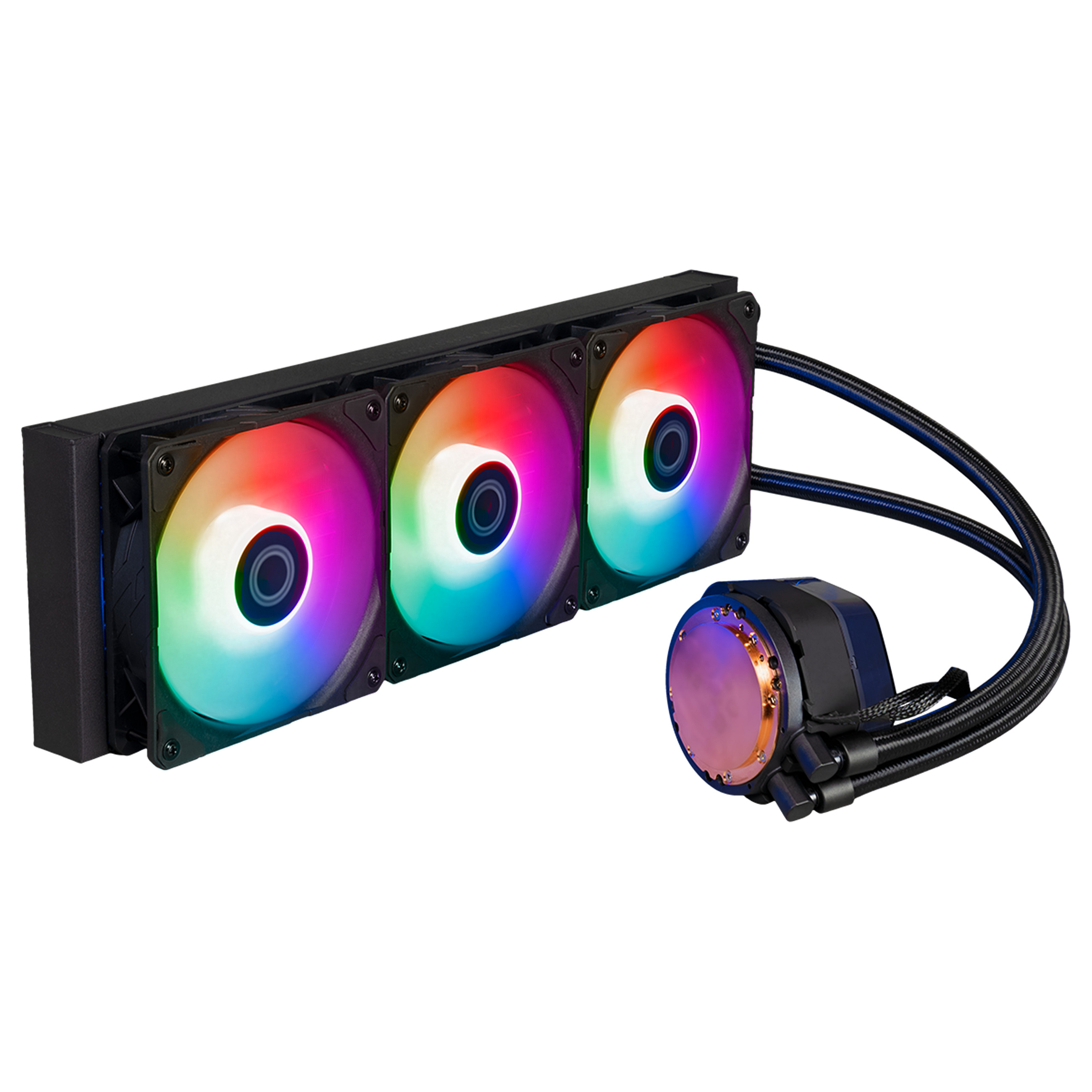 Ftohës për Procesor Cooler Master MasterLiquid 360 ATMOS / 360mm / AIO / ARGB – Zezë - 3