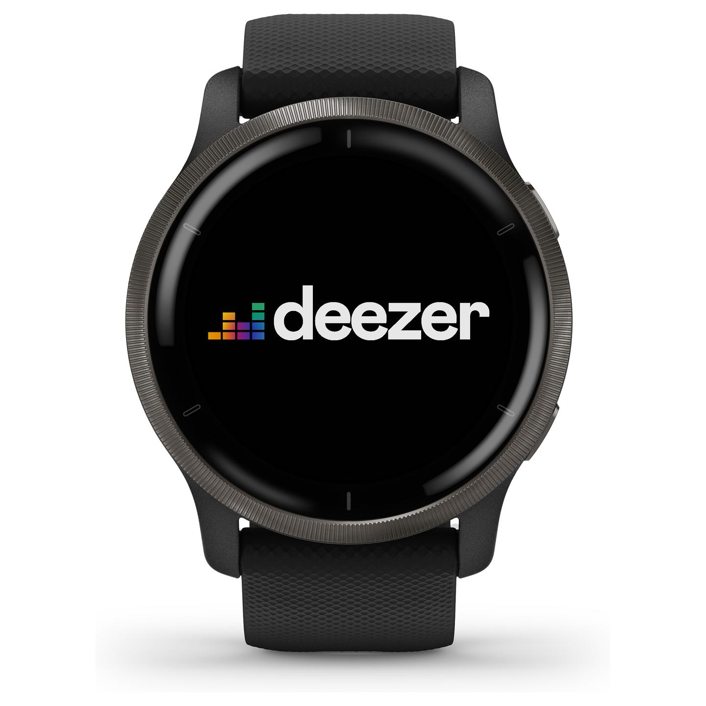 Orë e mençur Garmin Venu 2 / 45mm / AMOLED / GPS / Bluetooth / Wi-Fi - Zezë/Slate - 33