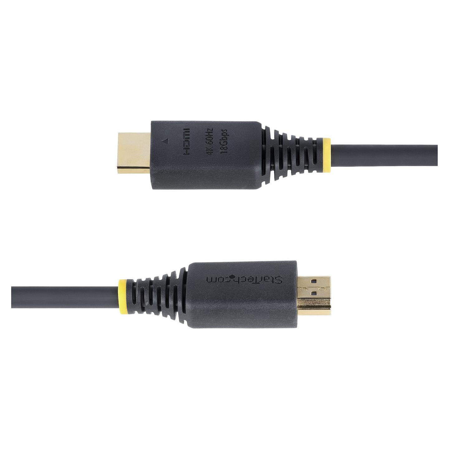 Kabllo HDMI StarTech.com HDMI2CABLE-4K60-150C / HDMI në HDMI / 1.5m / HDMI 2.0 / 4K 60Hz / 1440p 144Hz - Zezë - 3