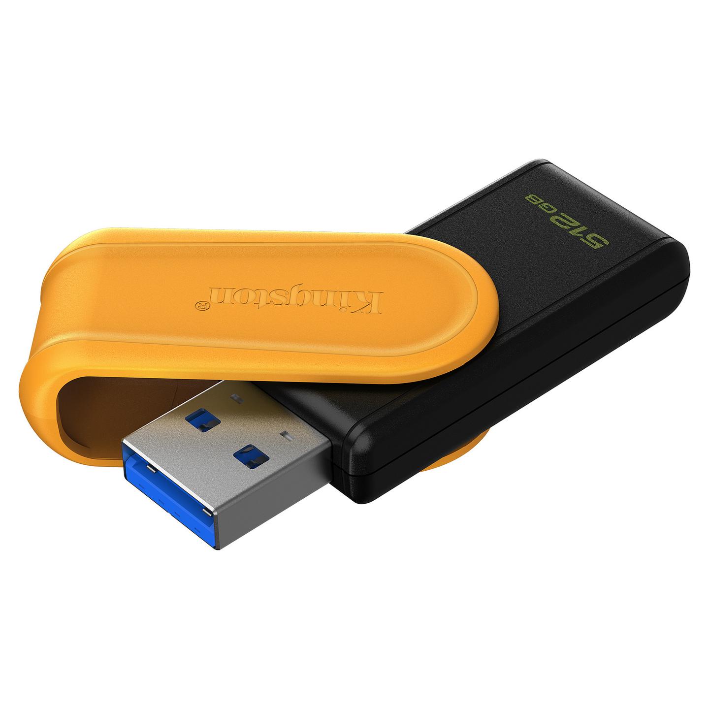 USBUSB Flash Drive Kingston DataTraveler Exodia S / 512GB / USB Type-A / USB 3.2 Gen 1 - Zezë/Verdhë - 2