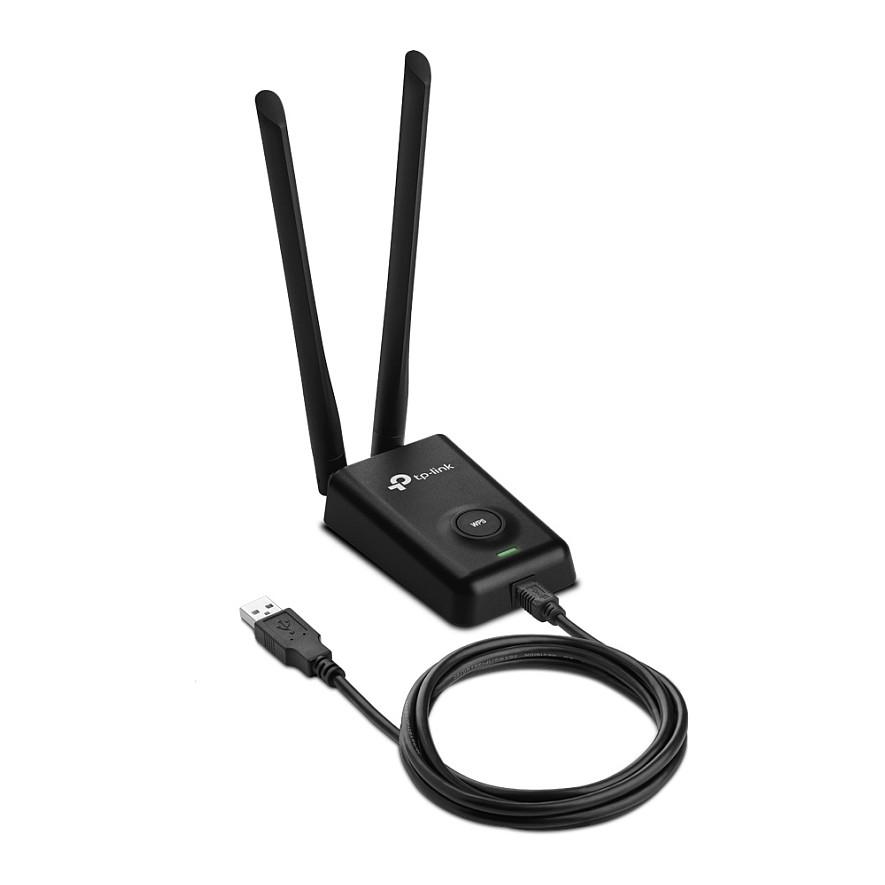 Adapter Rrjeti WLAN USB TP-Link TL-WN8200ND / USB 2.0 / 2.4GHz / 300Mbps / Wi-Fi 4 802.11n / 2x Antenë omnidirectional 5 dBi RP-SMA - Zezë - 2