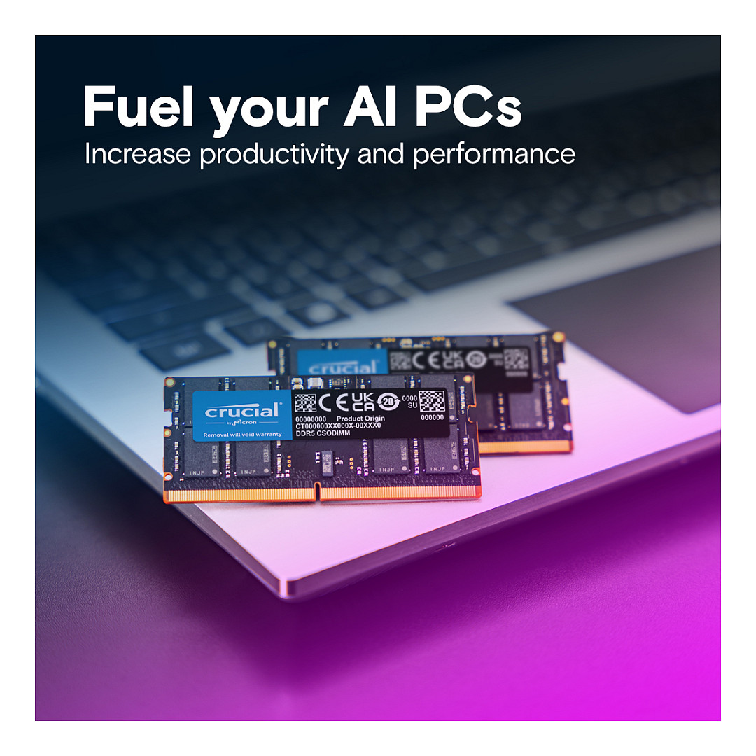 RAM Memorie DDR5 Crucial / 32GB / DIMM / CT32G64C52CS5 - Zezë - 6