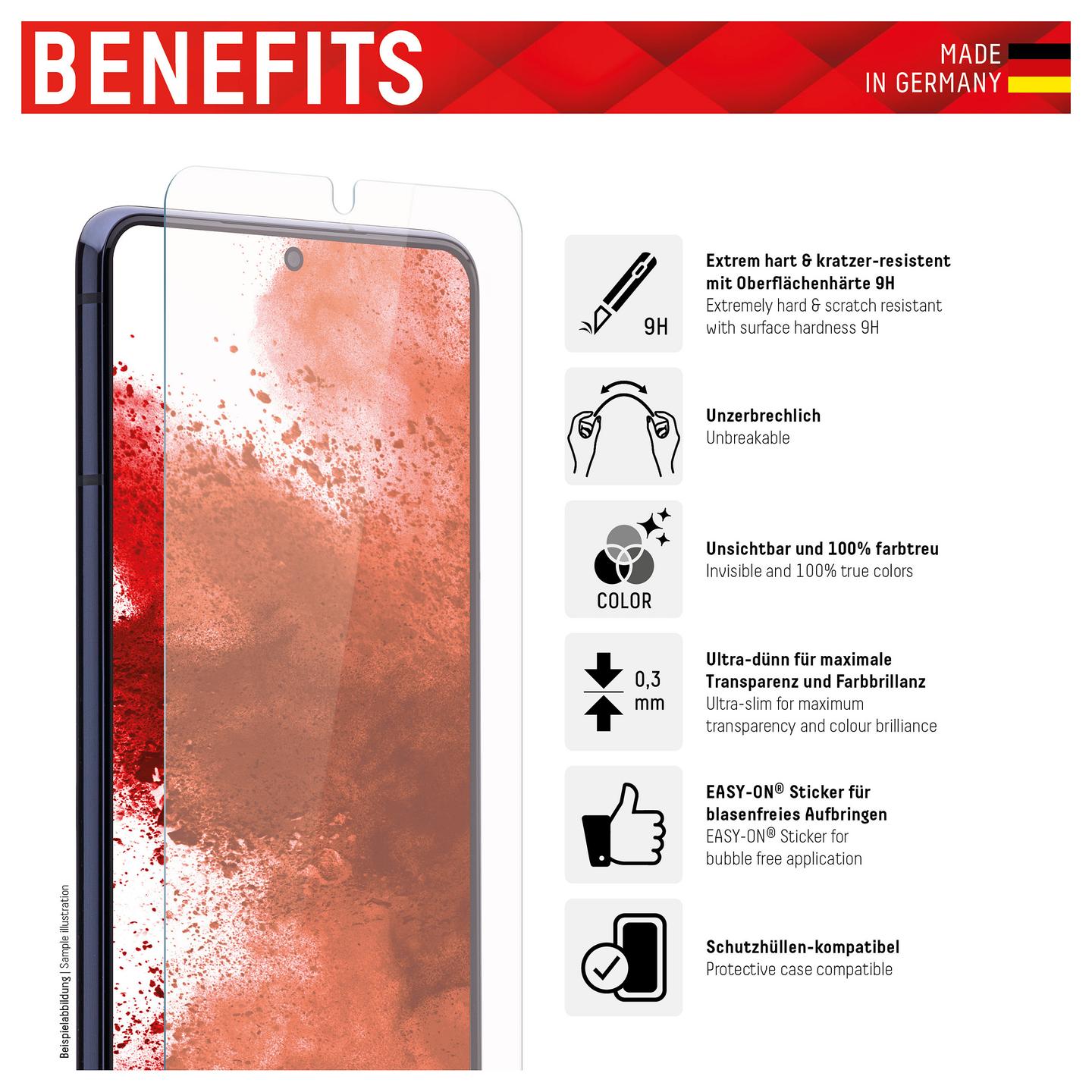 Mbrojtës për Ekran Displex 01639, Samsung Galaxy A52, A52s, A52 5G, A53, Smart Glass 9H - Transparent - 2