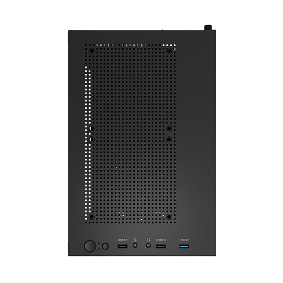 Kasë PC Aerocool CS111 / Mini Tower / Micro-ATX + Mini-ITX / 1x 120mm Rear Fan / 2.5"/3.5" HDD - Zezë - 4