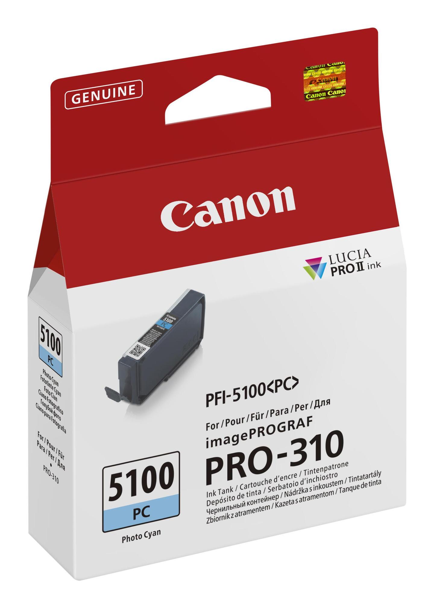 INK Canon PFI-5100PC / 6956C001 / 14.4 ml – Blu - 3